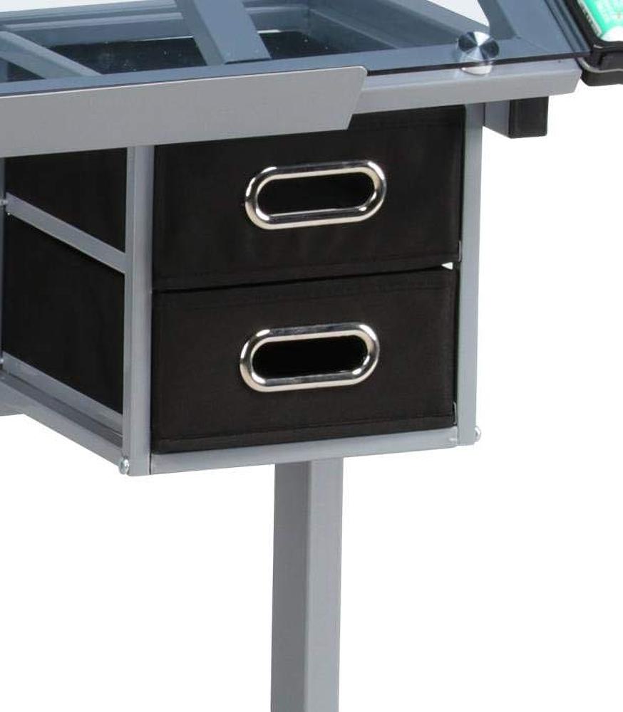 Amazon.com: Yaheetech Drawing Desk Adjustable Glass Drafting Study